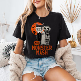 Monster Mash Halloween Kreaturen Spooky Niedlich T-Shirt