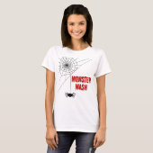 Monster Mash Halloween Spiderweb T-Shirt (Vorne ganz)