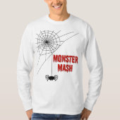 Monster Mash Halloween Spiderweb T-Shirt (Vorderseite)