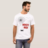 Monster Mash Halloween Spinnennetz T-Shirt (Vorne ganz)