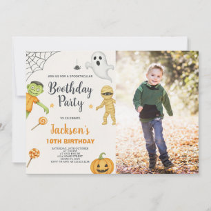 Monster Mash Kinder Halloween Geburtstagsfeier Ein Einladung