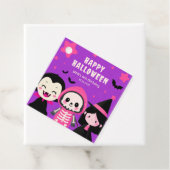 Monster Mash Lila Kids Halloween Party Geschenkanhänger (Beispiel)