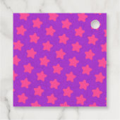 Monster Mash Lila Kids Halloween Party Geschenkanhänger (Rückseite)