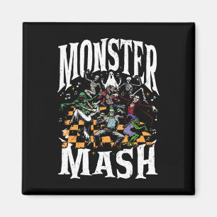 Monster Mash lustiges Halloween Spooky Season Tric Magnet