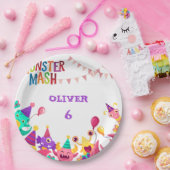 Monster Mash Papierplatten - Kindergeburtstagsfeie Pappteller (Party)