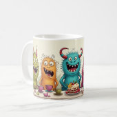 Monster Mash Tee Bash Kaffeetasse (Vorderseite Links)