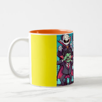 Monster Mash-Up Foto-Gelegenheit Zweifarbige Tasse