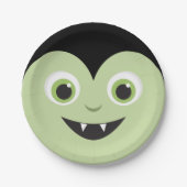 Monster Mash | Vampire Halloween Pappteller (Vorderseite)