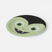 Monster Mash | Vampire Halloween Pappteller (Schrägansicht)