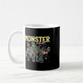Monster Mash Vintag Ghost Halloween Kaffeetasse (Links)