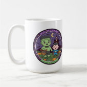 Monster Mashup Treat or Tremble T-Shirt, Cute Fran Kaffeetasse (Links)