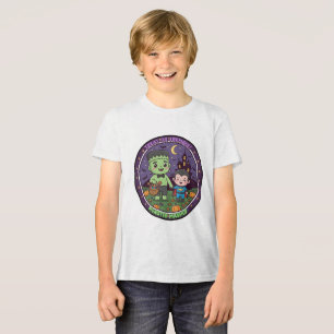 Monster Mashup Treat or Tremble T-Shirt, Süße Fran Tri-Blend Shirt