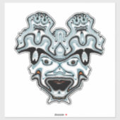 Monster Mask Aufkleber (Blatt)