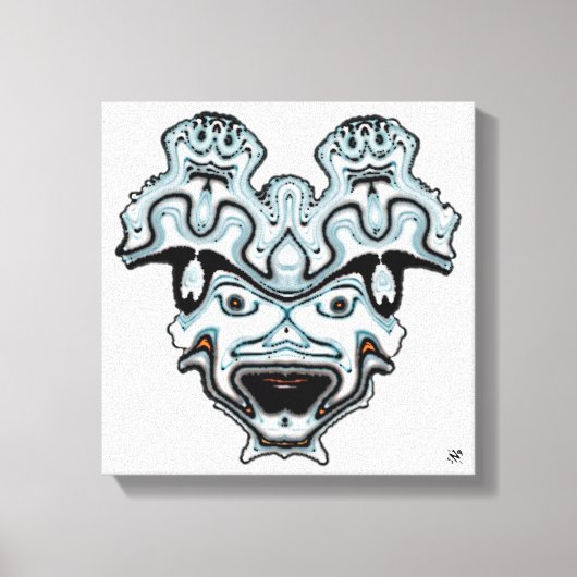 Monster Mask Leinwanddruck (Vorderseite)