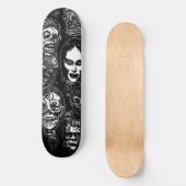 Monster Masken Skateboard Deck - Wettbewerbsmapier (Vorderseite)