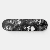 Monster Masken Skateboard Deck - Wettbewerbsmapier (Horizontal)