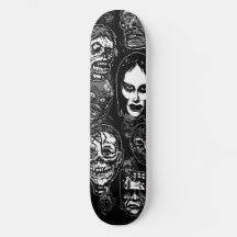 Monster Masken Skateboard Deck - Wettbewerbsmapier