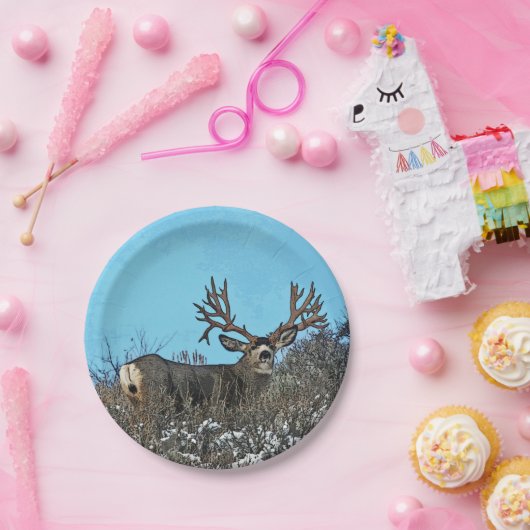 Monster-Maultierhirschdollar Pappteller (Party)