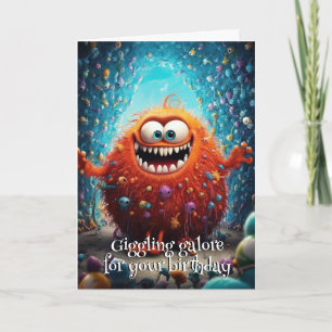 Monster Mayhem...Chuckle Centipede Geburtstagskart Dankeskarte