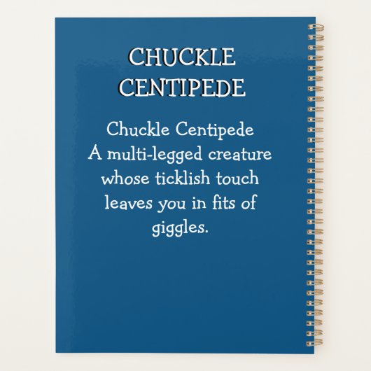 Monster Mayhem...Chuckle Centipede Planer (Rückseite)