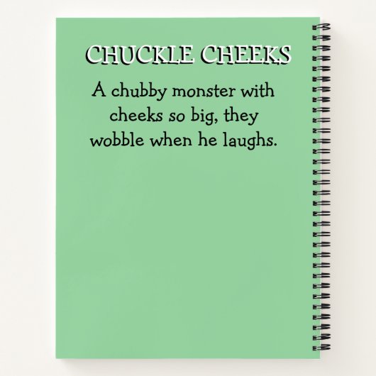 Monster Mayhem... Notizblock (Rückseite)