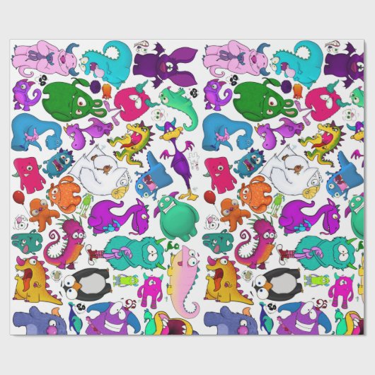 Monster Menagerie, Packpapier (Flach)