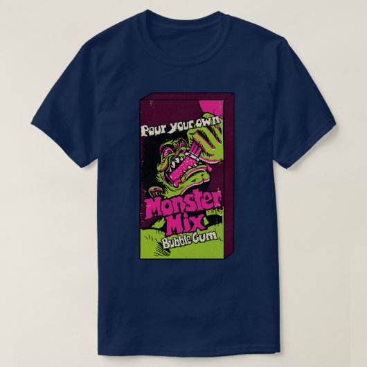 Monster Mix 70er Candy Bubble Gum T-Shirt (Design vorne)