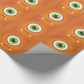 Monster Monster Beängstigendes Geschenkpapier (Ecke)