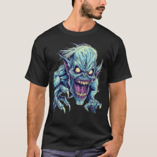 Monster Monster Dämon Teufel Vampire Guhl Zombie 2 T-Shirt
