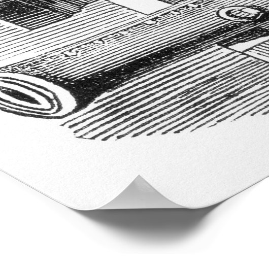 Monster Mortar, 1845 Poster (Ecke)