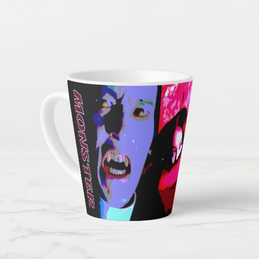 Monster Moviethon Vampire Triptych Milchtasse (Linke Ecke)