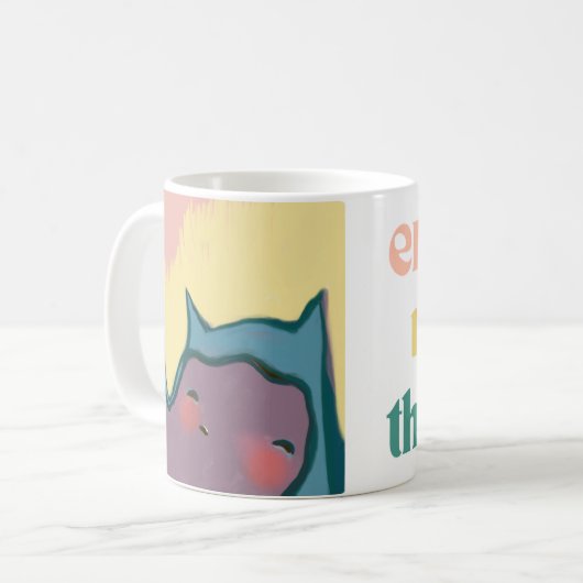 MONSTER MUG ENJOY LITTLE THINGS KAFFEETASSE (Vorderseite Links)