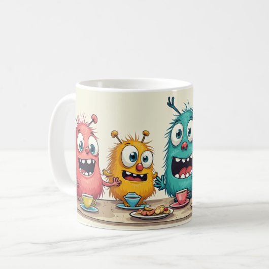 Monster-Munch-Sitzung Kaffeetasse (Vorderseite Links)