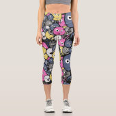 Monster-Muster Capri Leggings (Vorderseite)