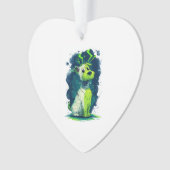 Monster Mutt – Süßer Halloween-Hund Ornament (Vorderseite)