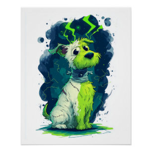 Monster Mutt – Süßer Halloween-Hund Poster
