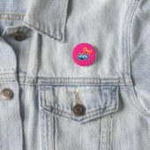 Monster Niedlich Funny 1. Geburtstag Party Thema Button (Beispiel)