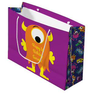 Monster-niedliches lustiges 1. große geschenktüte