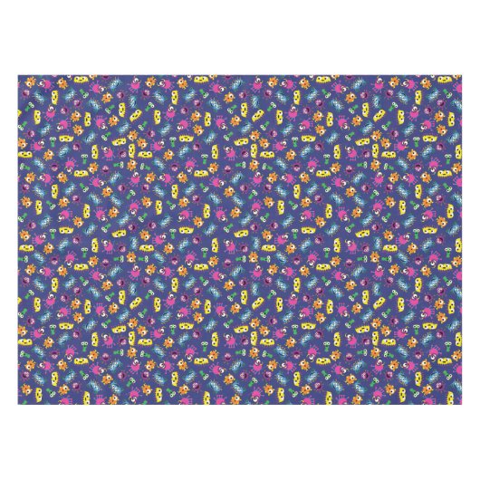 Monster-niedliches lustiges 1. tischdecke (Vorderseite (Horizontal))