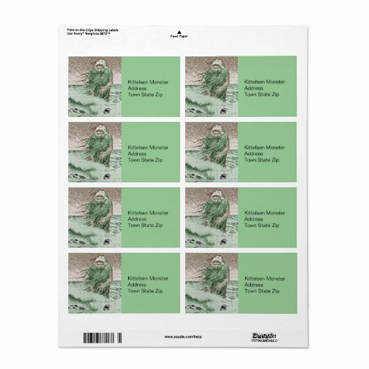 Monster Nokken aus dem Wasser laufen (Vorne)