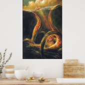 Monster Octopus Poster (Küche)