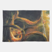 Monster-Oktopus Küchentuch (Horizontal)