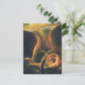 Monster-Oktopus Postkarte (Stehend Vorderseite)