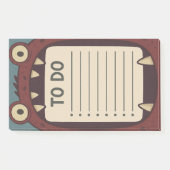 Monster Pad To Do List Post-it Klebezettel (Vorderseite)