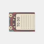 Monster Pad To Do List Post-it Klebezettel (Vorderseite)