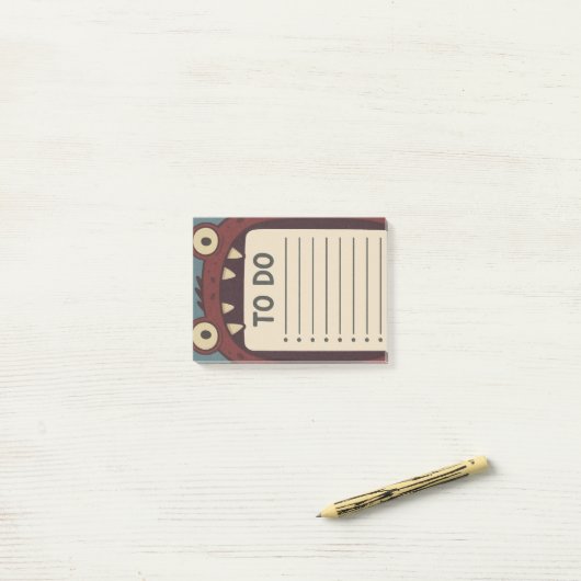 Monster Pad To Do List Post-it Klebezettel (Auf Schreibtisch)