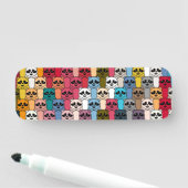 Monster Panda Namensschild (Beispiel)