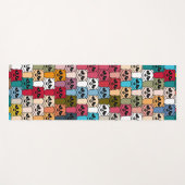 Monster Panda Yogamatte (Vorderseite (Horizontal))