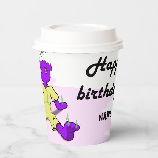 Monster-Papiertasse Pappbecher (Links)