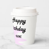 Monster-Papiertasse Pappbecher (Rückseite)